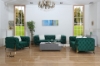 Picture of MANCHESTER  3+2+1 Button-Tufted Velvet Fabric Sofa Range (Green)