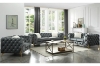 Picture of MANCHESTER 3+2+1 Button-Tufted Velvet Sofa Range (Gray) - Sofa and Loveseat