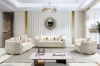 Picture of PIEDMONT Chesterfield Velvet Sofa Range (Beige)