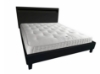 Picture of MOBBY Faux Leather Bed Frame with LED Color Changing in Double/Queen/Eastern King Size (Black)