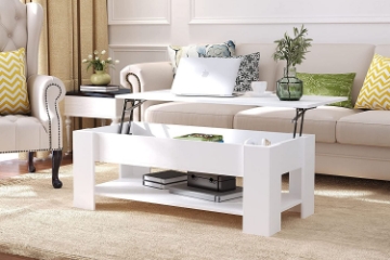 Picture of NELSON Lift-Top Coffee Table (White)