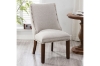 Picture of AMALA Light Beige Dining Chair (Espresso Legs)