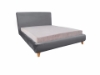 Picture of MADRID-II Velvet Bed Frame in Double/Queen Size (Malta Gray)