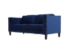Picture of STITCH 3-Seater Velvet Sofa (Blue)