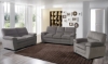 Picture of MAXX 3+2+1 Microsuede Fabric Sofa Range (Grey)