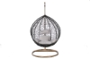 Picture of ALBURY RATTAN HANGING EGG CHAIR (BLACK)
