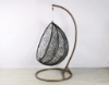 Picture of ALBURY RATTAN HANGING EGG CHAIR (BLACK)