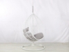 Picture of ALBURY Rattan Outdoor Hanging Egg Chair (White) 