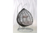 Picture of MALAM Outdoor Double Seat Rattan Hanging Egg Chair (Black)