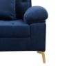 Picture of GOLDSTONE Velvet Sectional Sofa (Blue)