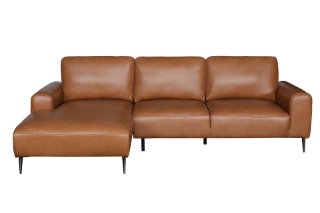 Picture of WARLINGTON 100% Top Grain Leather sectional sofa --Facing Right