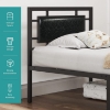 Picture of MECOR Metal Bed Frame in Twin (Black)