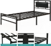 Picture of MECOR Metal Bed Frame in Twin (Black)