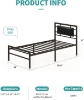 Picture of MECOR Metal Bed Frame in Twin (Black)