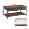 Picture of GALAN Steel Frame Two Tone Coffee Table