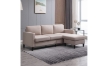 Picture of CLOVER Steel / Wood Frame  Reversible sectional with Storage Ottoman  in Beige