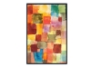 Picture of UNTITLED 1914 by Paul Klee - Black Framed Canvas Print Wall Art (100cm x 80cm)