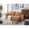 Picture of WALLUX  Steel Frame Sofa  Loveseat ottoman 3pcs set in Yellow 