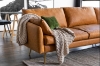 Picture of PARK Faux Leather Sectional Sofa (Brown)