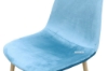 Picture of OSLO Velvet Dining Chair (Blue)- Single