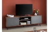 Picture of RIO 176 TV Unit (Solid Lacquer with Real Dark Walnut Veneer)