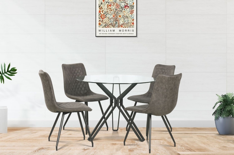 Picture of ARCHITECT 5PC Dining Set (Grey)