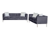 Picture of LARKIN 3+2+1 Velvet Sofa Range (Grey)