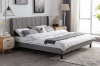 Picture of ALASKA Fabric Bed Frame in Single/ Double/Queen/Eastern King Size (Grey)