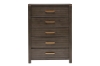 Picture of [FLOOR MODEL CLEARANCE] GLINDA 5-Drawer Chest (Grey)