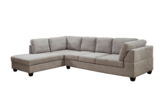 Picture of LIBERTY SECTIONAL FABRIC SOFA (LIGHT GREY)- Left Hand Facing Chaise without Ottoman