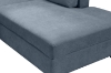 Picture of LIBERTY SECTIONAL FABRIC SOFA  (DARK GREY) - Right Hand Facing Chaise with Ottoman