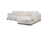 Picture of LONDON FEATHER-FILLED SECTIONAL FABRIC SOFA--RHF