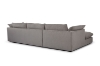 Picture of SERENA Feather-Filled Fabric Sectional Sofa (Dark Grey)