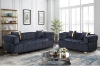 Picture of VEGAS Chesterfield Velvet Sofa Range (Black)