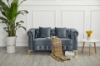 Picture of BONA 3+2 Tufted Velvet Sofa Range (Grey)