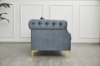 Picture of BONA Tufted Velvet Sofa Range (Grey)- Armchair