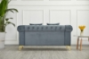 Picture of BONA Tufted Velvet Sofa Range (Grey)- Armchair