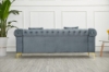 Picture of BONA Tufted Velvet Sofa Range (Grey)- Armchair
