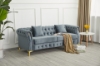 Picture of BONA Tufted Velvet Sofa Range (Grey)- Loveseat and Sofa Set