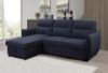 Picture of LIAM Fabric Pull Out Reversible Sofa Bed with Storage (Navy Blue)