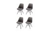 Picture of LUCA Velvet Dining Chair (Grey) - Set of 4