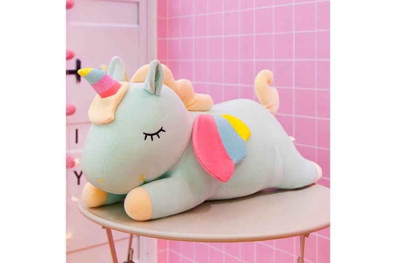 Picture of  RAINBOW Style Unicorn Plush Toy (Green)