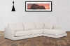 Picture of LONDON Feather-Filled Fabric Sectional Sofa