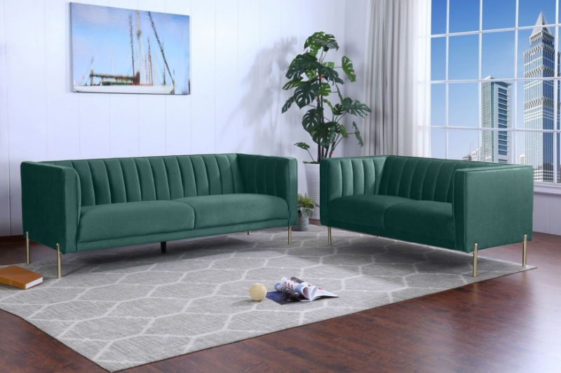 Picture of FALCON Velvet Sofa Range (Green)
