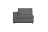 Picture of HOKIO Feather Filled Modular Corner Sofa With Ottoman (Gray)