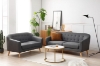 Picture of BRACKE Fabric Sofa Range (Grey) - 2 Seater (Loveseat)