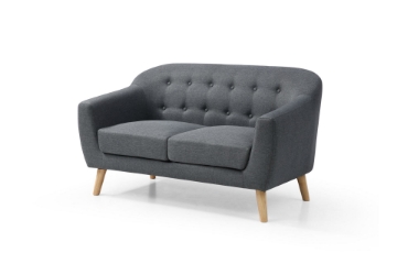 Picture of BRACKE Fabric Sofa Range (Grey) - 2 Seater (Loveseat)