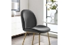 Picture of MILAN Velvet Barstool (Grey)