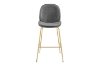 Picture of MILAN Velvet Barstool (Grey)