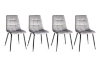 Picture of BENTLEY Velvet Dining Chair (Grey) - Single
